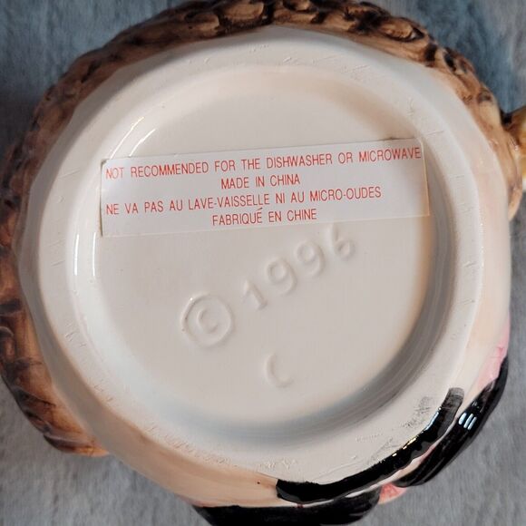 Vintage 1996 Nutcracker Christmas Holiday Mug 20 oz Cup Nuts~Candy~Planter w/Box - Picture 7 of 15